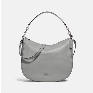Coach Elle Hobo bag in Silver/Platinum